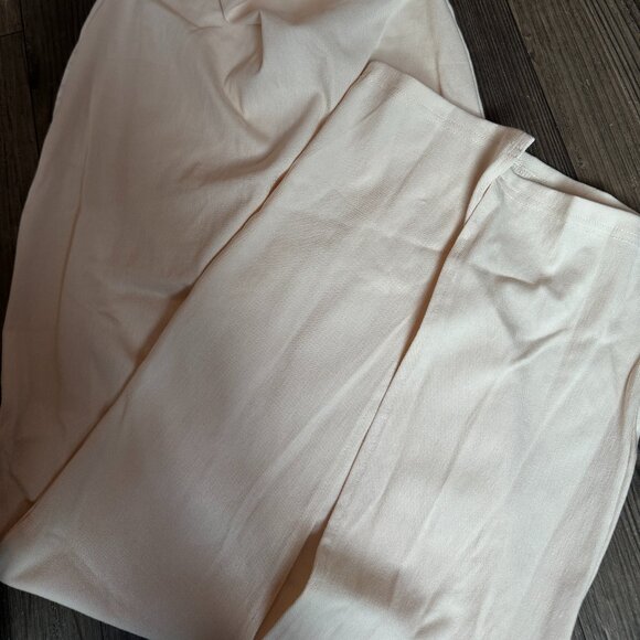 JLUXLABEL BUTTERCREAM CREAM DENIM STRETCH KRISHNA ONE SHOULDER MAXI DRESS - SMAL - Picture 5 of 7